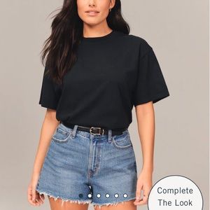 Curve love denim shorts